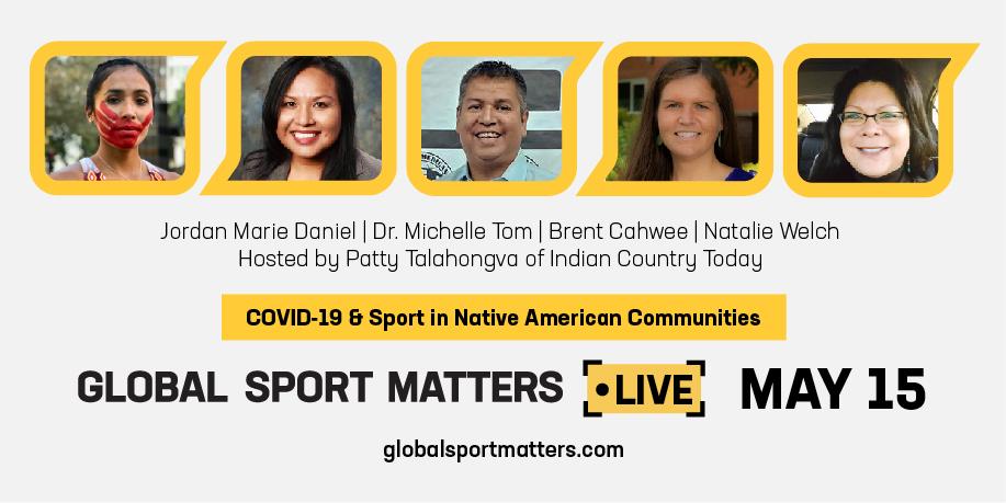 GSM Live lineup of speakers: Brent Cahwee, Patty Talahongva, Natalie Welch, Dr. Michelle Tom, and Jordan Marie Daniel