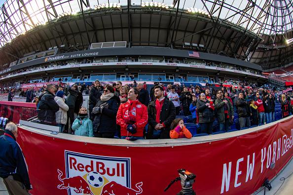 HARRISON, NJ - MARCH 01: General view of fans during the Major League Soccer game between FC Cincinnati and NY Red Bulls on March 1, 2020 at Red Bull Arena in Harrison, NJ (Photo by John Jones/Icon Sportswire via Getty Images)